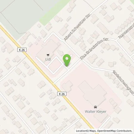 Standortübersicht der Tankstelle Lidl Dienstleistung GmbH & Co. KG in 33790 Halle (Westf.)