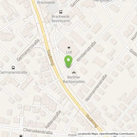 Standortübersicht der Tankstelle Lidl Dienstleistung GmbH & Co. KG in 33647 Bielefeld