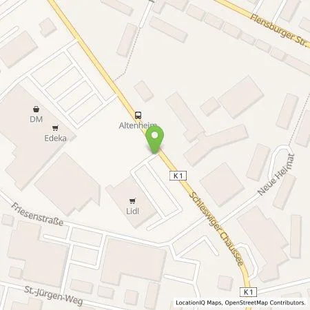 Standortübersicht der Tankstelle Lidl Dienstleistung GmbH & Co. KG in 24768 Rendsburg