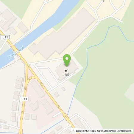 Standortübersicht der Tankstelle Lidl Dienstleistung GmbH & Co. KG in 18246 Bützow