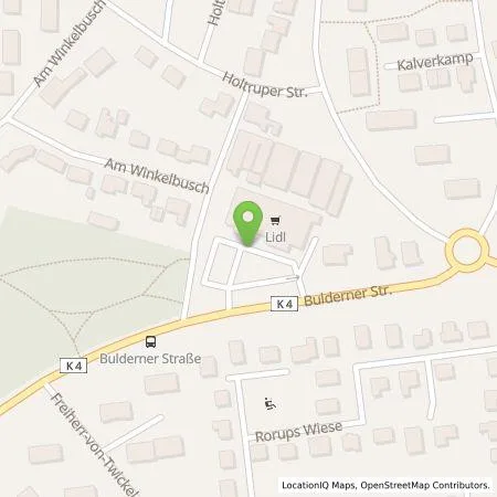 Standortübersicht der Tankstelle Lidl Dienstleistung GmbH & Co. KG in 48308 Senden