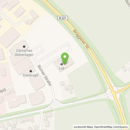 Standortübersicht der Tankstelle Lidl Dienstleistung GmbH & Co. KG in 41379 Brüggen