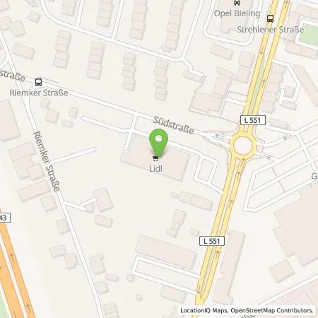 Standortübersicht der Tankstelle Lidl Dienstleistung GmbH & Co. KG in 44625 Herne