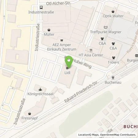 Standortübersicht der Tankstelle Lidl Dienstleistung GmbH & Co. KG in 82256 Fürstenfeldbruck