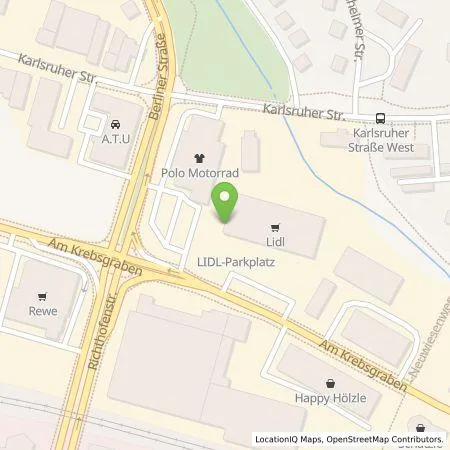 Standortübersicht der Tankstelle Lidl Dienstleistung GmbH & Co. KG in 78048 Villingen-Schwenningen