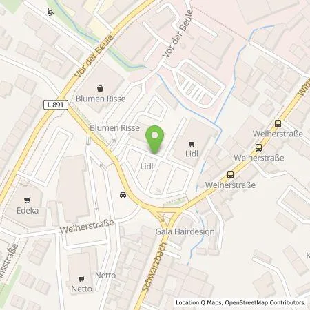 Standortübersicht der Tankstelle Lidl Dienstleistung GmbH & Co. KG in 42277 Wuppertal