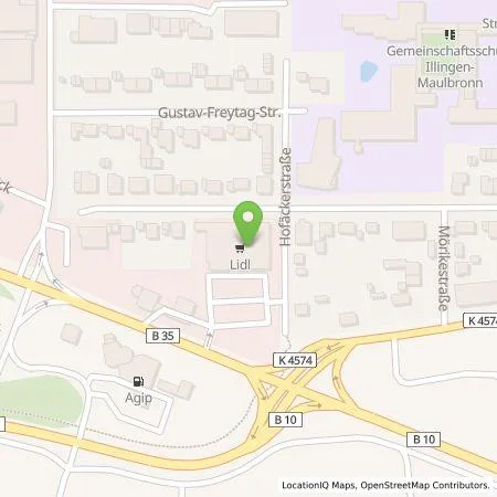 Standortübersicht der Tankstelle Lidl Dienstleistung GmbH & Co. KG in 75428 Illingen