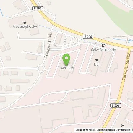 Standortübersicht der Tankstelle Lidl Dienstleistung GmbH & Co. KG in 75365 Calw