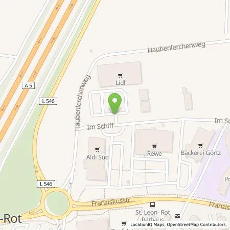 Standortübersicht der Tankstelle Lidl Dienstleistung GmbH & Co. KG in 68789 St. Leon-Rot