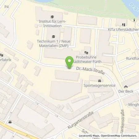 Standortübersicht der Tankstelle infra fürth gmbh in 90762 Fürth