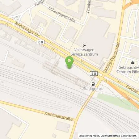 Standortübersicht der Tankstelle infra fürth gmbh in 90762 Fürth