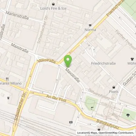 Standortübersicht der Tankstelle infra fürth gmbh in 90762 Fürth