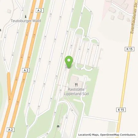 Standortübersicht der Tankstelle E.ON Drive Infrastructure GmbH in 33719 Bielefeld