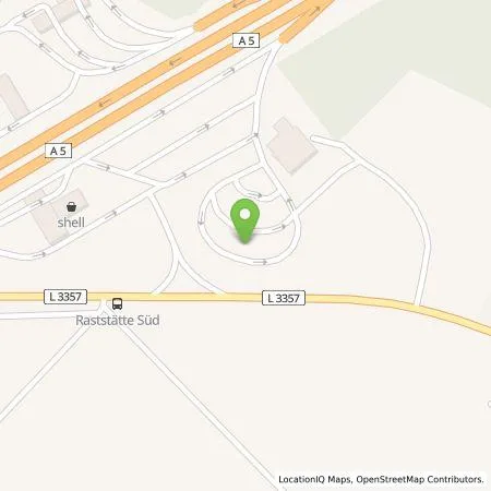 Standortübersicht der Tankstelle E.ON Drive Infrastructure GmbH in 35305 Grünberg