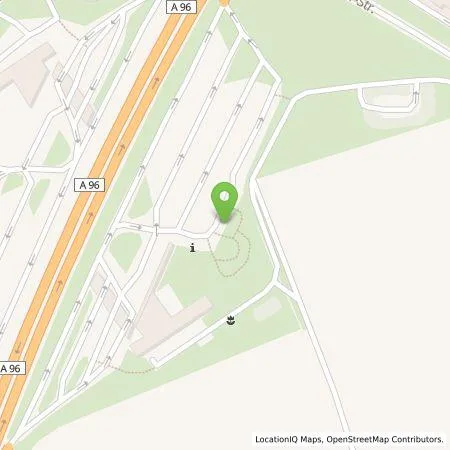 Standortübersicht der Tankstelle E.ON Drive Infrastructure GmbH in 86899 Landsberg am Lech