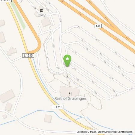 Standortübersicht der Tankstelle E.ON Drive Infrastructure GmbH in 73344 Gruibingen