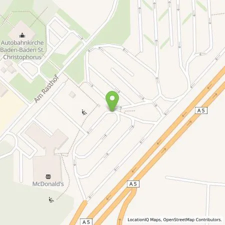 Standortübersicht der Tankstelle E.ON Drive Infrastructure GmbH in 76532 Baden-Baden