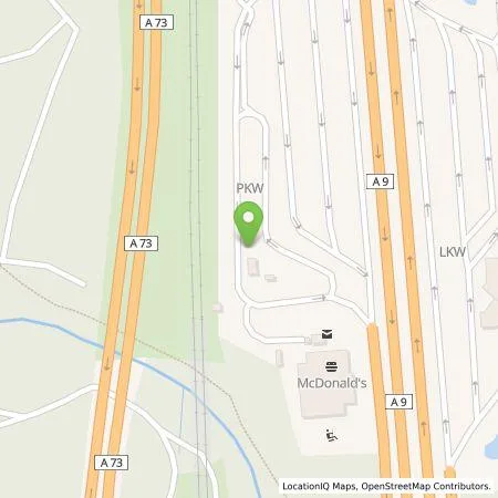 Standortübersicht der Tankstelle E.ON Drive Infrastructure GmbH in 90537 Feucht