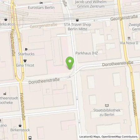 Standortübersicht der Tankstelle E.ON Drive Infrastructure GmbH in 10117 Berlin