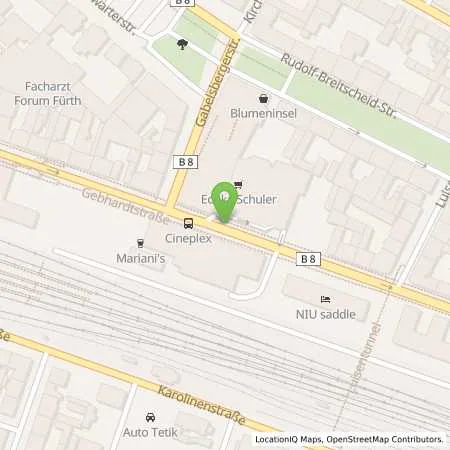 Standortübersicht der Tankstelle Charge-ON in 90762 Fürth