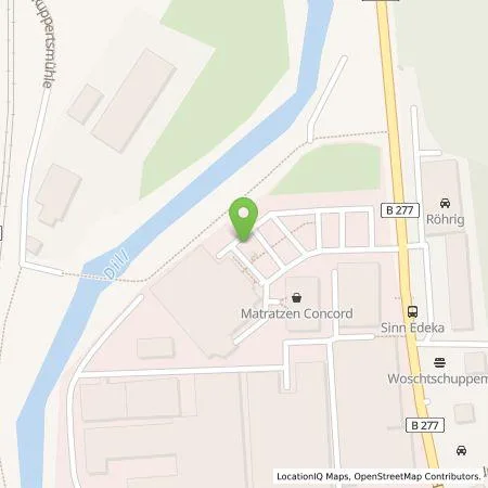 Standortübersicht der Tankstelle TEAG Mobil GmbH in 35764 Sinn