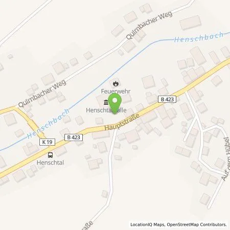 Standortübersicht der Tankstelle deer GmbH in 66909 Henschtal