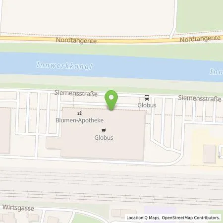 Standortübersicht der Tankstelle amperio GmbH in 84453 Mühldorf am Inn