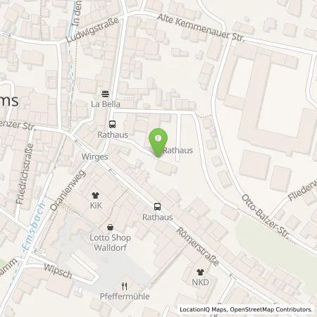 Standortübersicht der Tankstelle amperio GmbH in 56130 Bad Ems