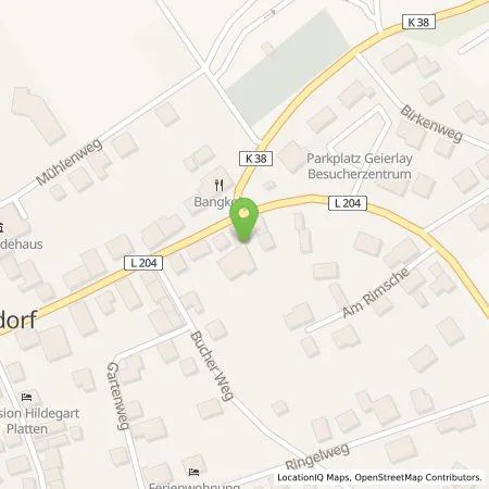 Standortübersicht der Tankstelle amperio GmbH in 56290 Mörsdorf