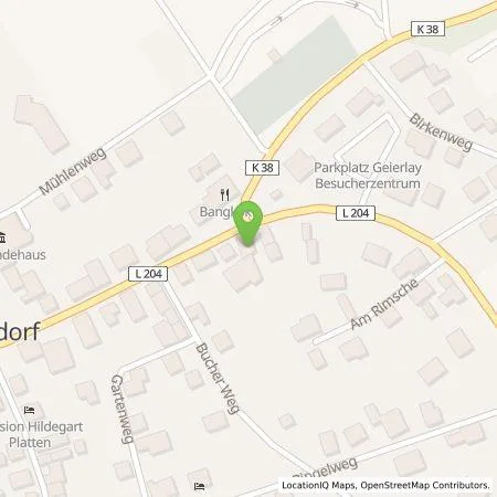 Standortübersicht der Tankstelle amperio GmbH in 56290 Mörsdorf