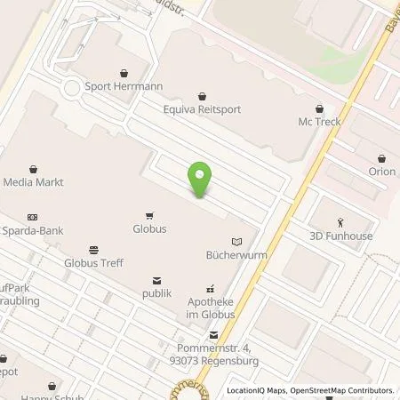 Standortübersicht der Tankstelle amperio GmbH in 93073 Neutraubling