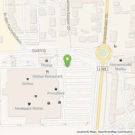 Standortübersicht der Tankstelle amperio GmbH in 67240 Bobenheim-Roxheim