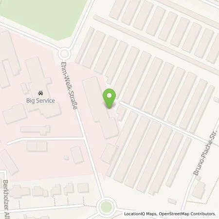 Standortübersicht der Tankstelle amperio GmbH in 16303 Schwedt