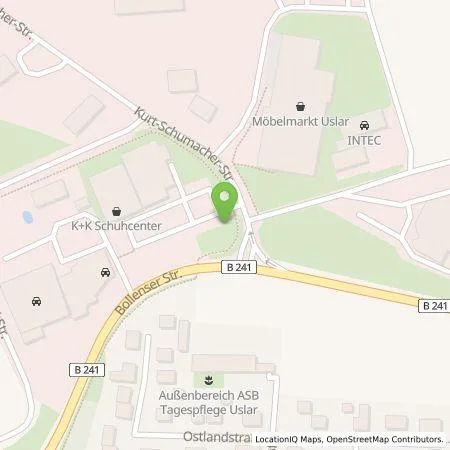 Standortübersicht der Tankstelle amperio GmbH in 37170 Uslar