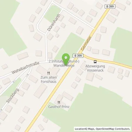 Standortübersicht der Tankstelle amperio GmbH in 52393 Hürtgenwald