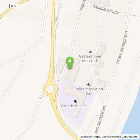 Standortübersicht der Tankstelle amperio GmbH in 56856 Zell