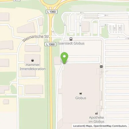 Standortübersicht der Tankstelle amperio GmbH in 07751 Jena (Isserstedt)