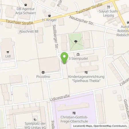 Standortübersicht der Tankstelle amperio GmbH in 04349 Leipzig