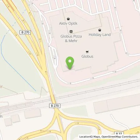 Standortübersicht der Tankstelle amperio GmbH in 67663 Kaiserslautern