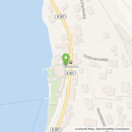 Standortübersicht der Tankstelle Elektrizitätswerk Tegernsee Vertriebs- und Service-KG in 83684 Tegernsee