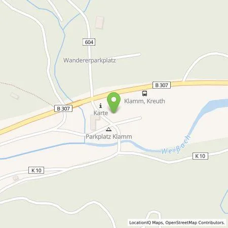 Standortübersicht der Tankstelle Elektrizitätswerk Tegernsee Vertriebs- und Service-KG in 83708 Kreuth