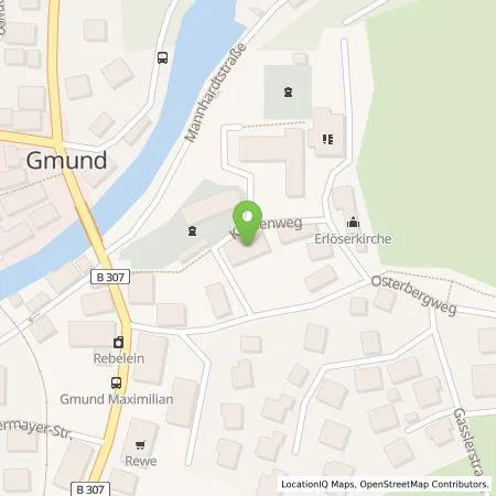 Standortübersicht der Tankstelle Elektrizitätswerk Tegernsee Vertriebs- und Service-KG in 83703 Gmund