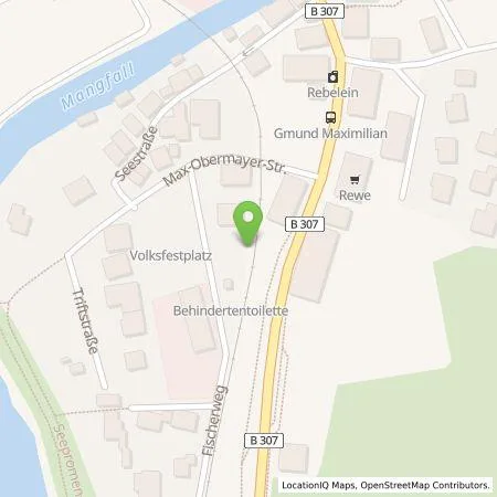 Standortübersicht der Tankstelle Elektrizitätswerk Tegernsee Vertriebs- und Service-KG in 83703 Gmund