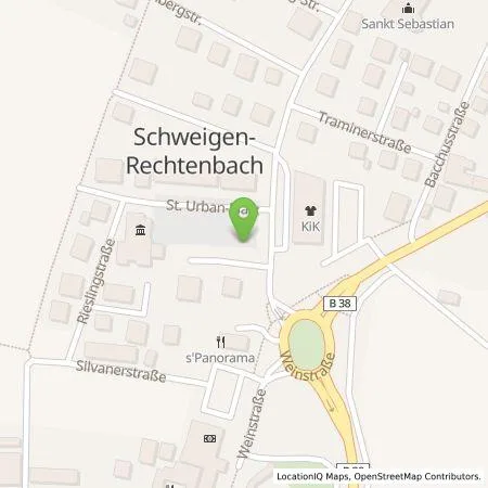 Standortübersicht der Tankstelle Pfalzwerke AG in 76889 Schweigen-Rechtenbach