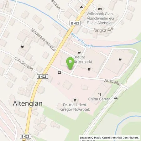 Standortübersicht der Tankstelle Pfalzwerke AG in 66885 Altenglan