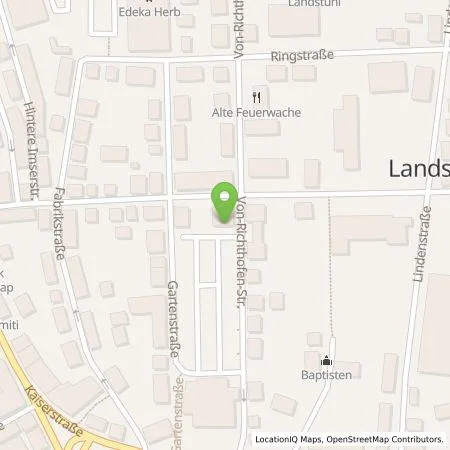 Standortübersicht der Tankstelle Pfalzwerke AG in 66849 Landstuhl