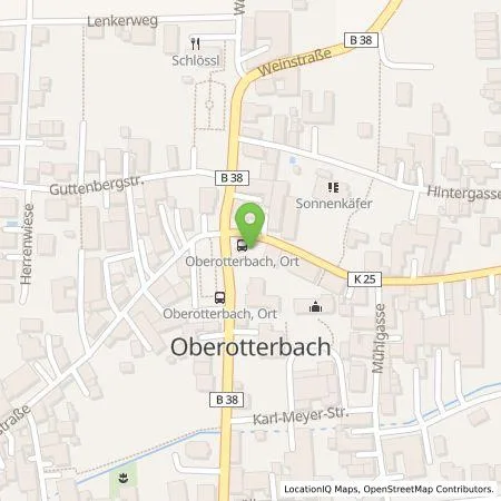 Standortübersicht der Tankstelle Pfalzwerke AG in 76889 Oberotterbach