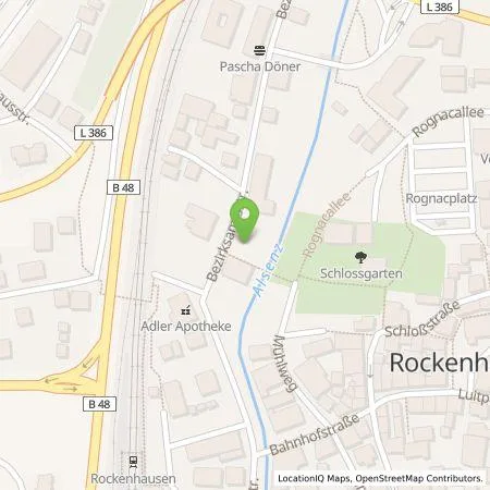 Standortübersicht der Tankstelle Pfalzwerke AG in 67809 Rockenhausen