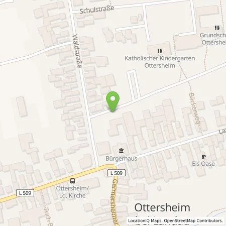 Standortübersicht der Tankstelle Pfalzwerke AG in 76879 Ottersheim