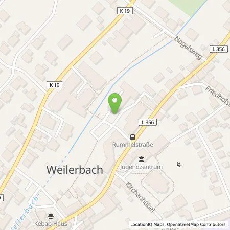 Standortübersicht der Tankstelle Pfalzwerke AG in 67685 Weilerbach